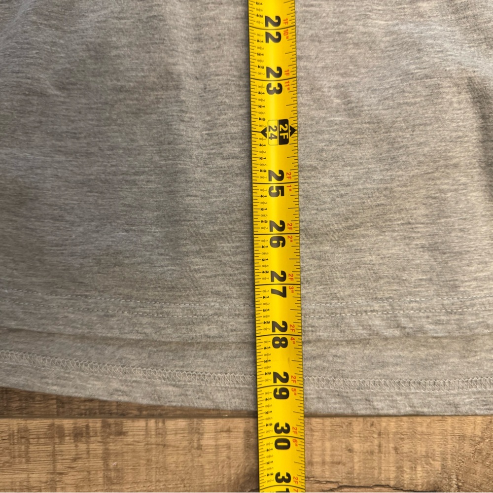 Adidas Men's Heather Gray Short Sleeve Tee - Picture 3 of 4